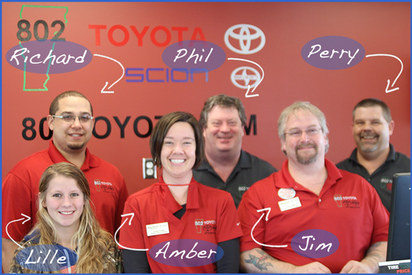802 Toyota Service Staff