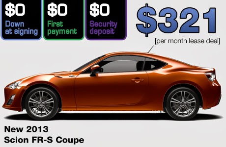 Lease A New 2017 Scion Fr S Coupe With 0 Down For Just 321 Month 36 Months