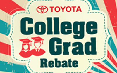 Are You a Recent College Grad? Get your $750 Toyota College Grad Rebate!