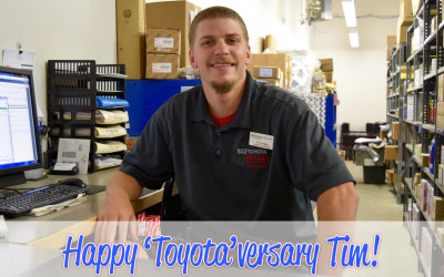Employee Spotlight: Tim Wheatley on his 9 Year ‘Toyota’versary!