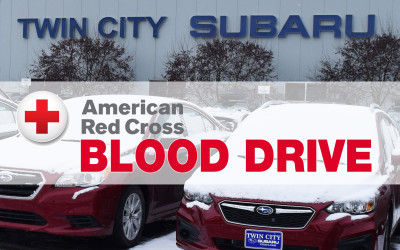 Blood Drive at Twin City Subaru!