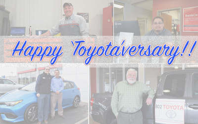 February ‘Toyota’versaries!