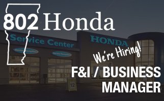 802 Honda: Finance and Insurance (F&I) / Business Manager