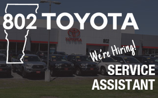 802 Toyota Full-time Service Assistant